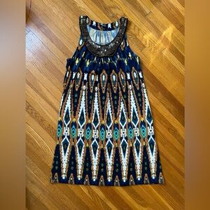 Apt. 9 Sleeveless Multicolor Patterned Dress